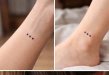 Die Bedeutung des Drei-Punkte-Tattoos