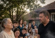 Niemand hatte den Mut, sich für mich einzusetzen. Meine Tochter senkte den Blick, während ich einfach aufstand, jedes Kind küsste und einen mit einer Schnur zusammengebundenen Umschlag aus meiner Tasche holte.