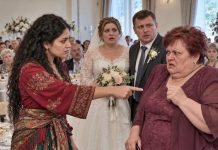 Die Braut lud aus Spaß eine Wahrsagerin zu ihrer Hochzeit ein. Doch als die Romni auf ihre Schwiegermutter zuging und mit dem Finger auf sie zeigte, erstarrten alle vor Schock … 😲😲😲